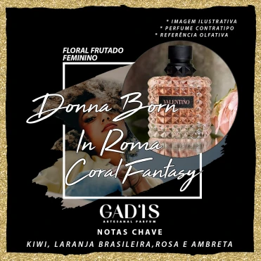 Perfume Similar Gadis 1121 Inspirado em Valentino Donna Born In Roma Coral Fantasy Contratipo